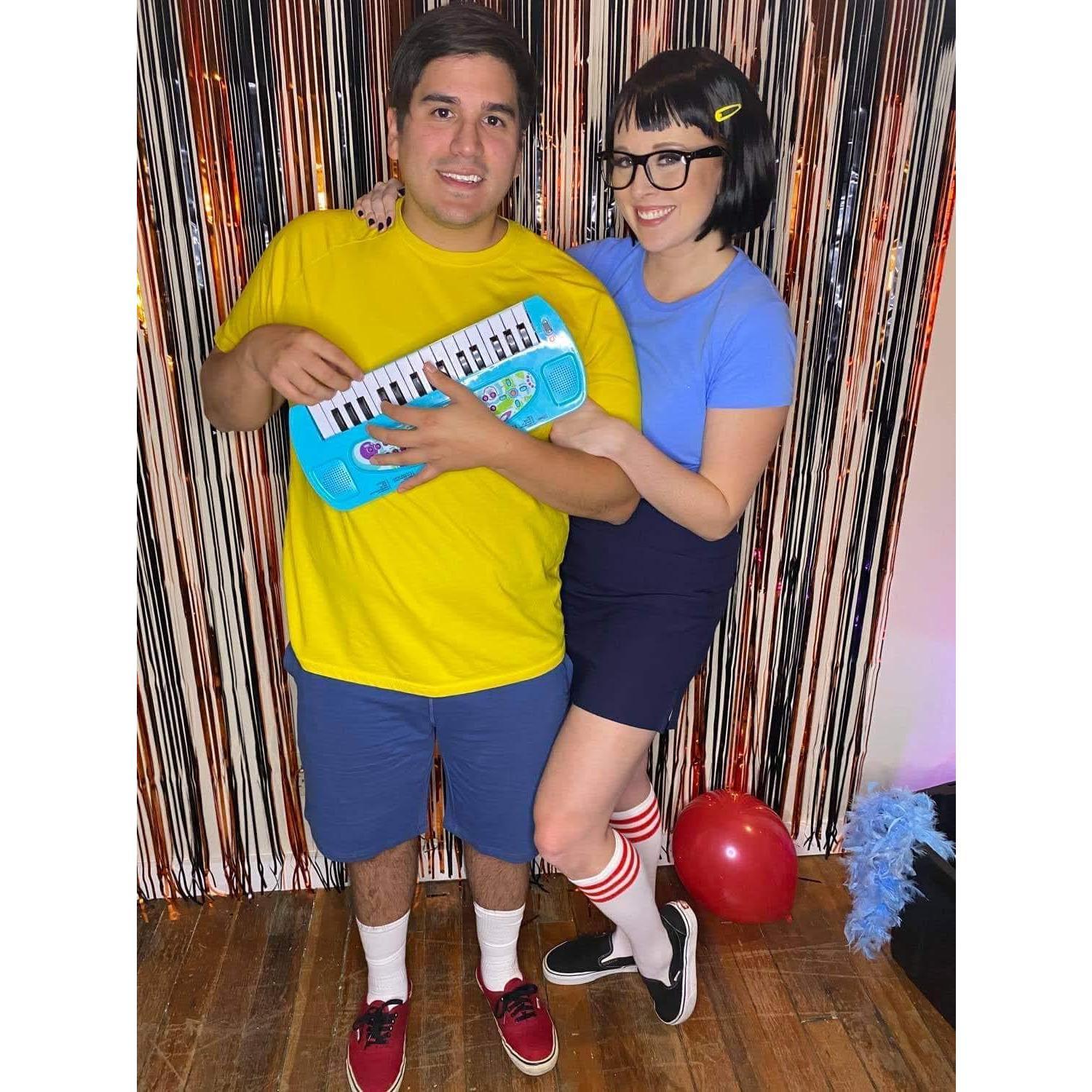 Halloween 2020. We were Tina and Gene Belcher from Bob's Burgers!