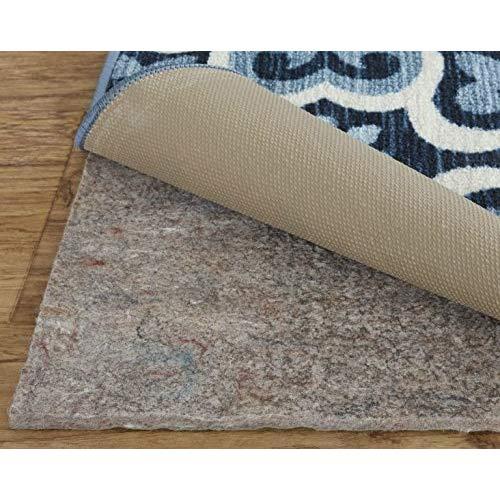 Mohawk Home Dual Surface Felt and Latex Non Slip Rug Pad, 8'x10', 1/4 Inch Thick, Safe for Hardwood Floors and All Surfaces