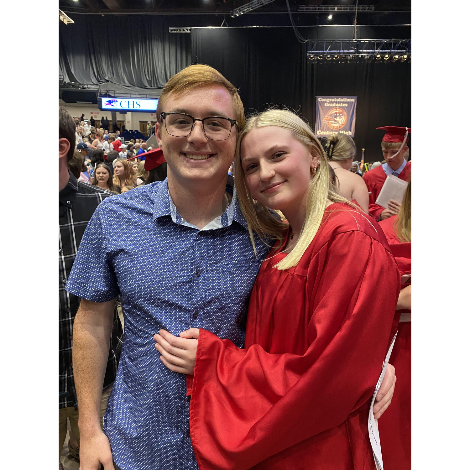 Kasie's high school graduation