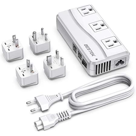 BESTEK Universal Travel Adapter 100-220V to 110V Voltage Converter 250W