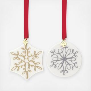 Jingle All The Way 2-Piece Ornament Set