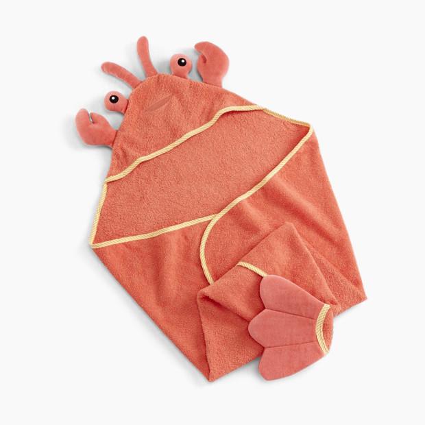 Baby Aspen"Lobster Laughs" Lobster Hooded Towel