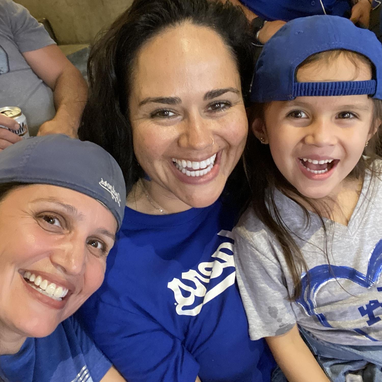 First Dodgers game together