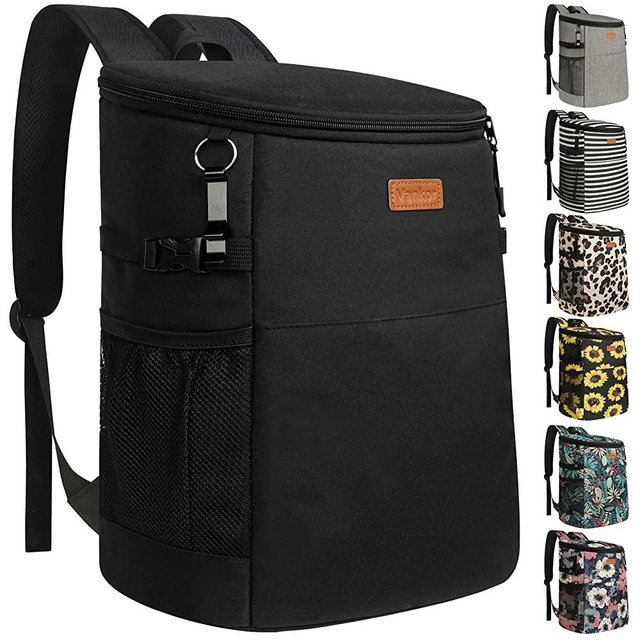 Camping Cooler Backpack 30 Cans, Soft Backpack Coolers Insulated Leak Proof Travel Cooler Bag Waterproof Lunch Picnic Beach Work Trip Thermal Bag Drink Beverage Beer Bag Cooler