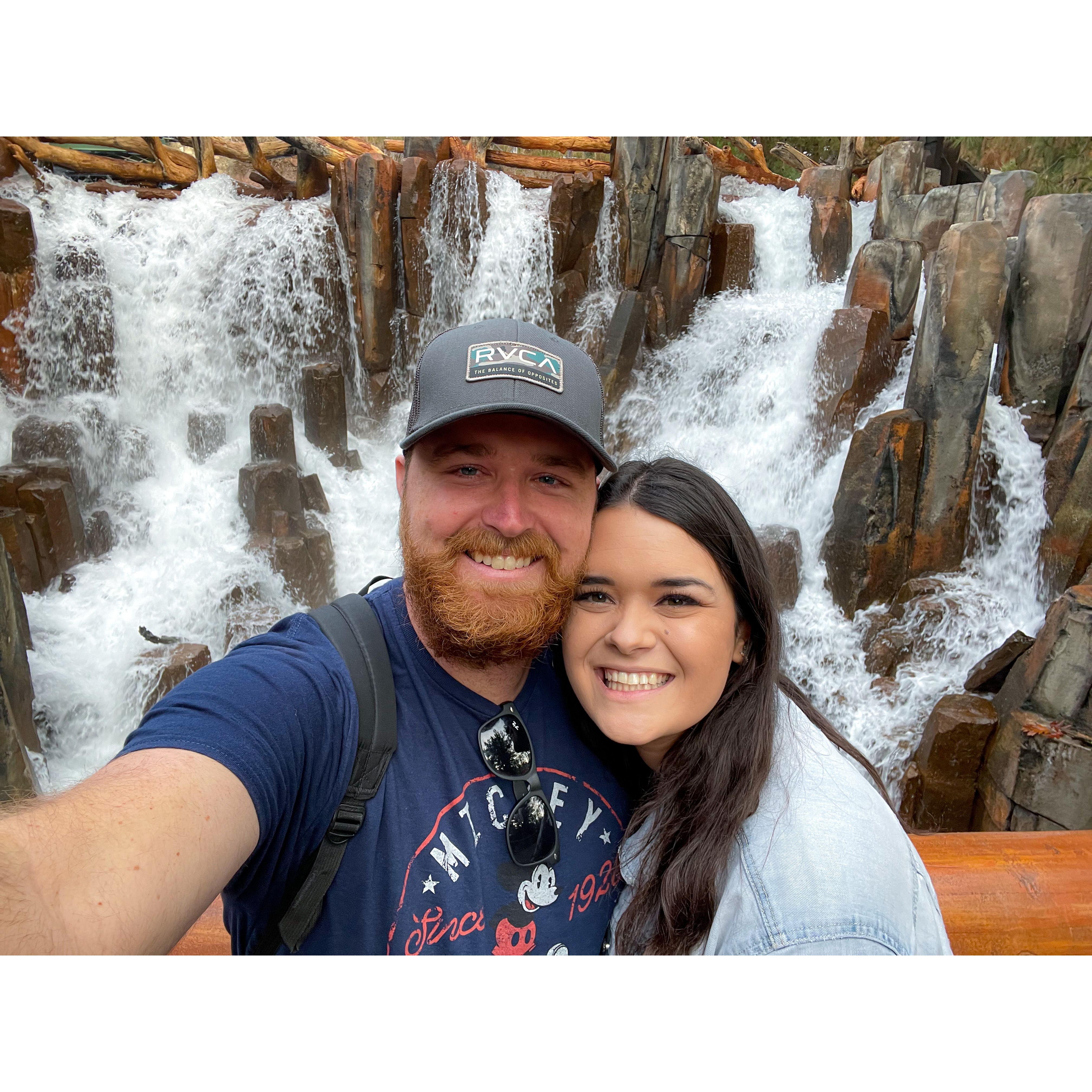 The picture used on social media to let the world know that we were finally dating!