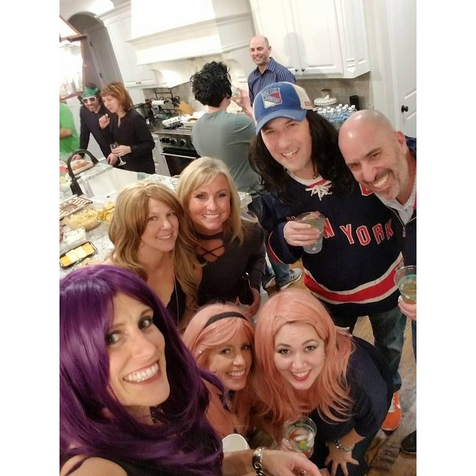 The first time Mr. Wondeful meets the MGW crew @ Darla’s Whiskey, Wine & Wigs party...can you say best initiation to Tammie's neighborhood girlfriends?!?!