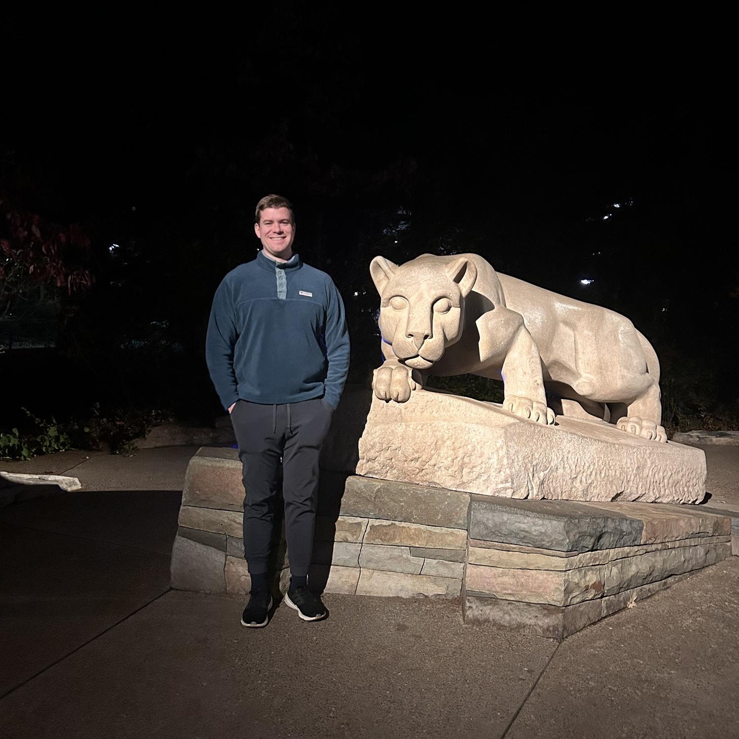 Luke's first trip to Penn State and now he is forever a Nittany Lion!