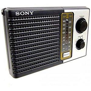 Sony ICF-F10 Two 2 Band FM/AM Portable Battery Transistor Radio