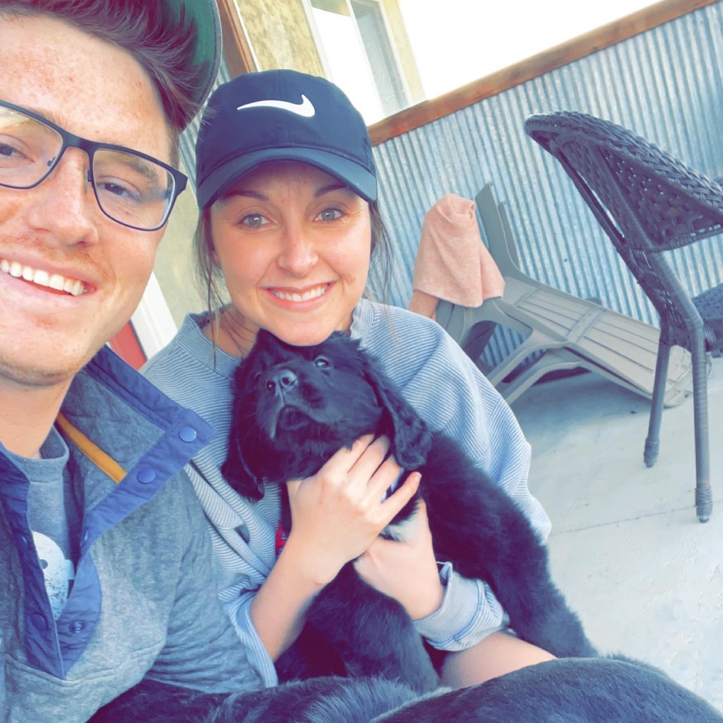 First picture with the newest addition to our family