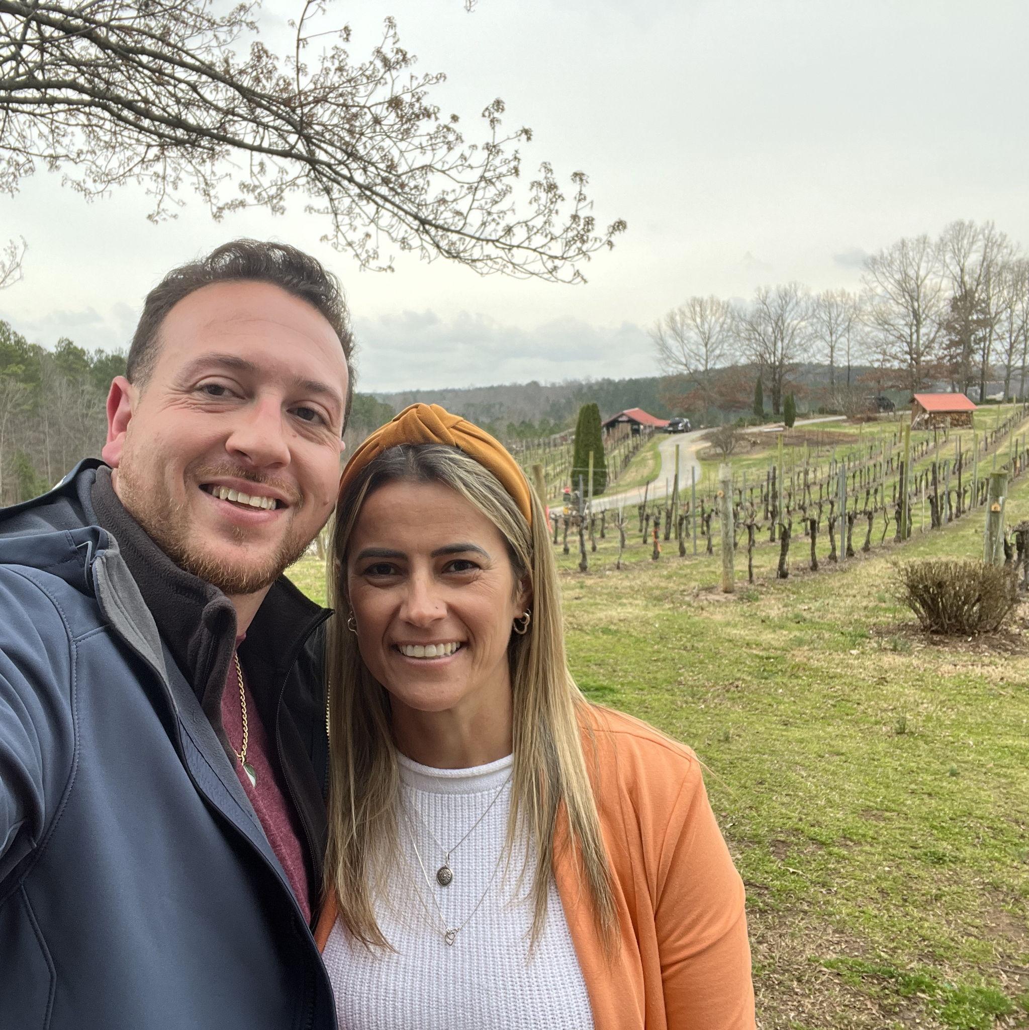 Winery tour at the Lake Lure/NC.