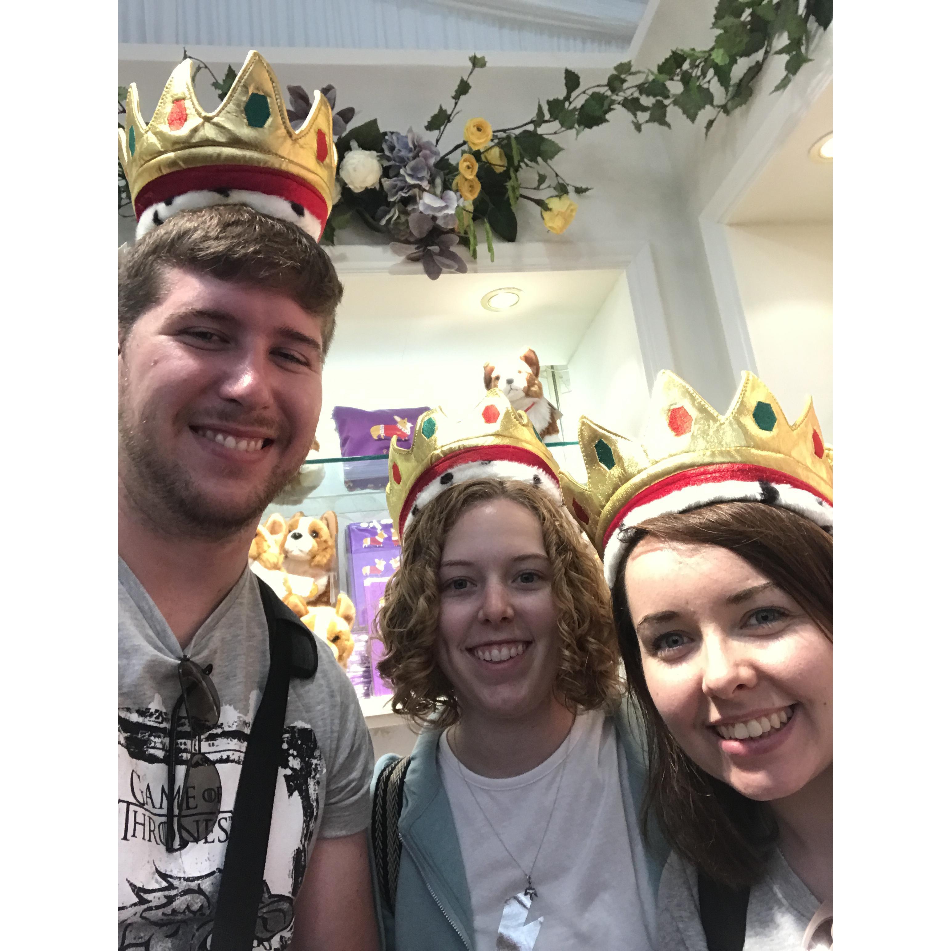 We wanted to all be royalty for the day!