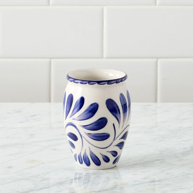 Puebla Bath Toothbrush Holder, Multi