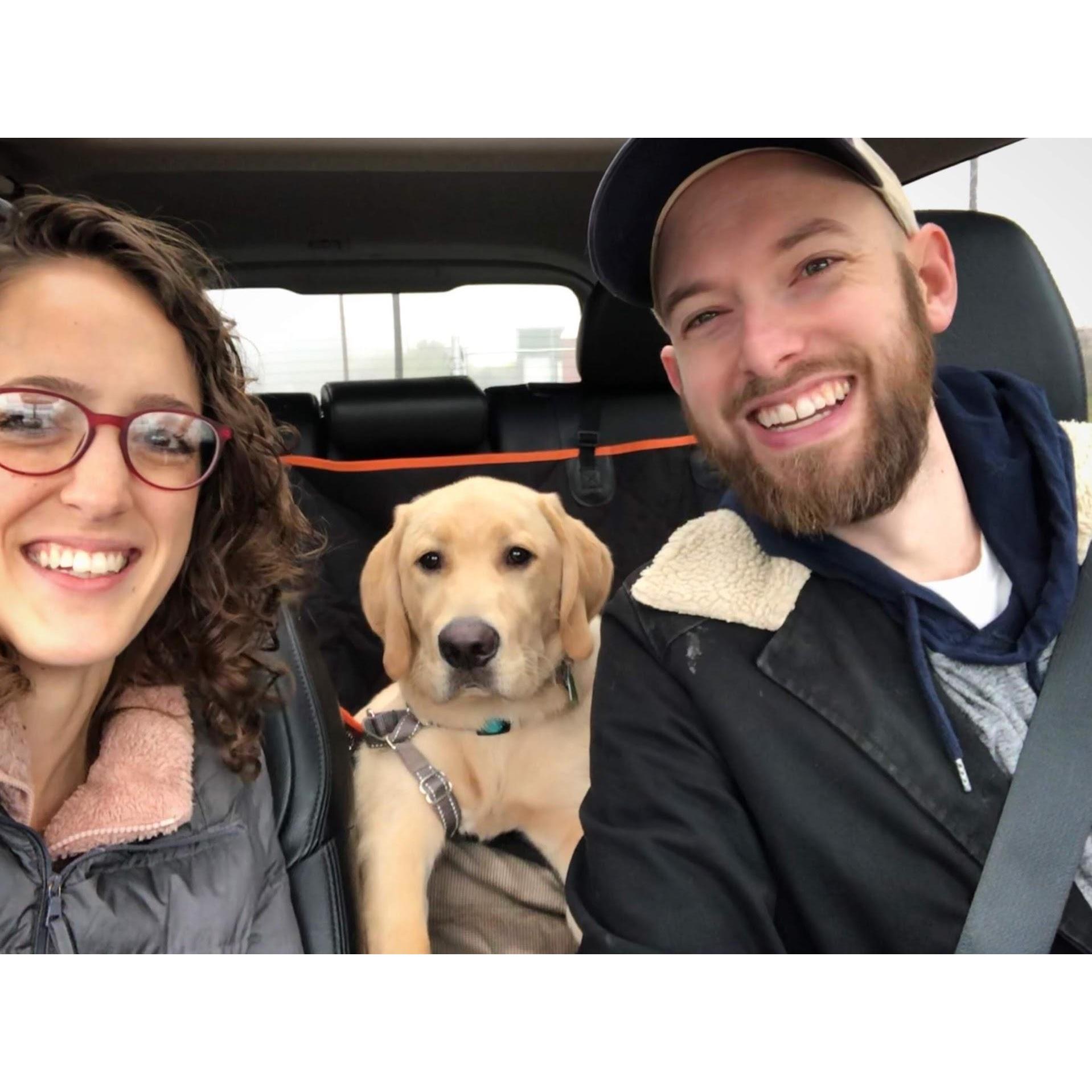 Mookie's first road trip