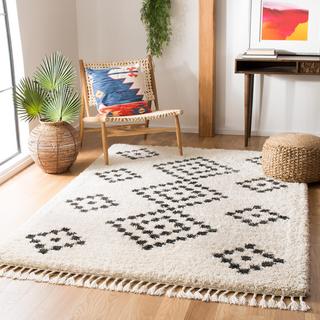Moroccan Fringe Shag Besmira Area Rug