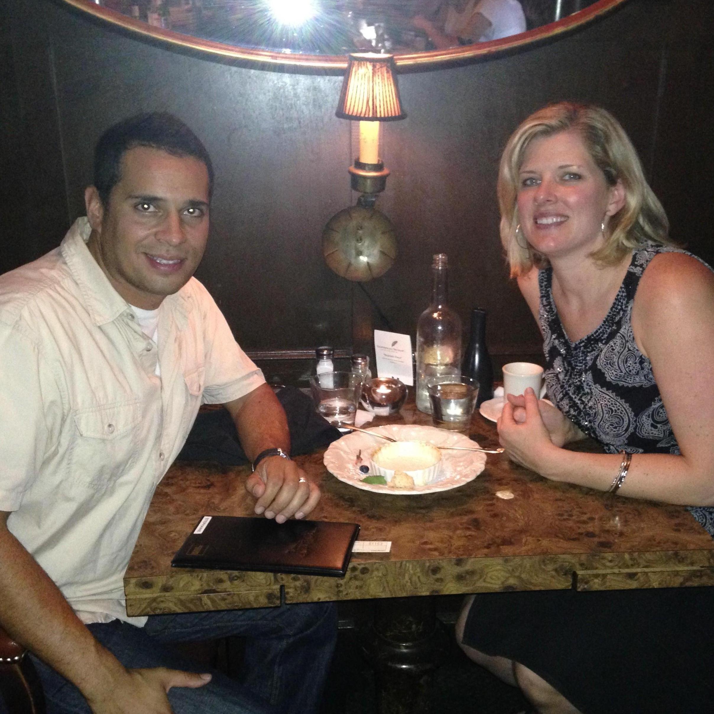 Our first fancy dinner:)