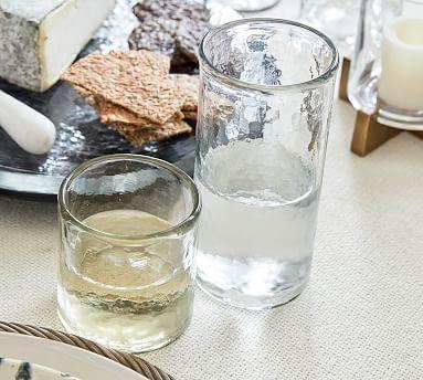 Handmade Hammered Drinking Glasses