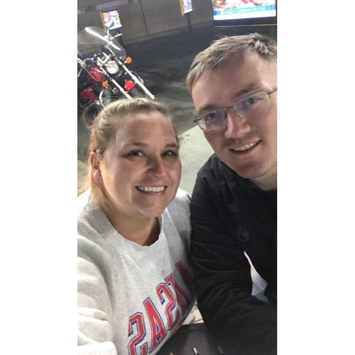 First motorcycle ride together.
