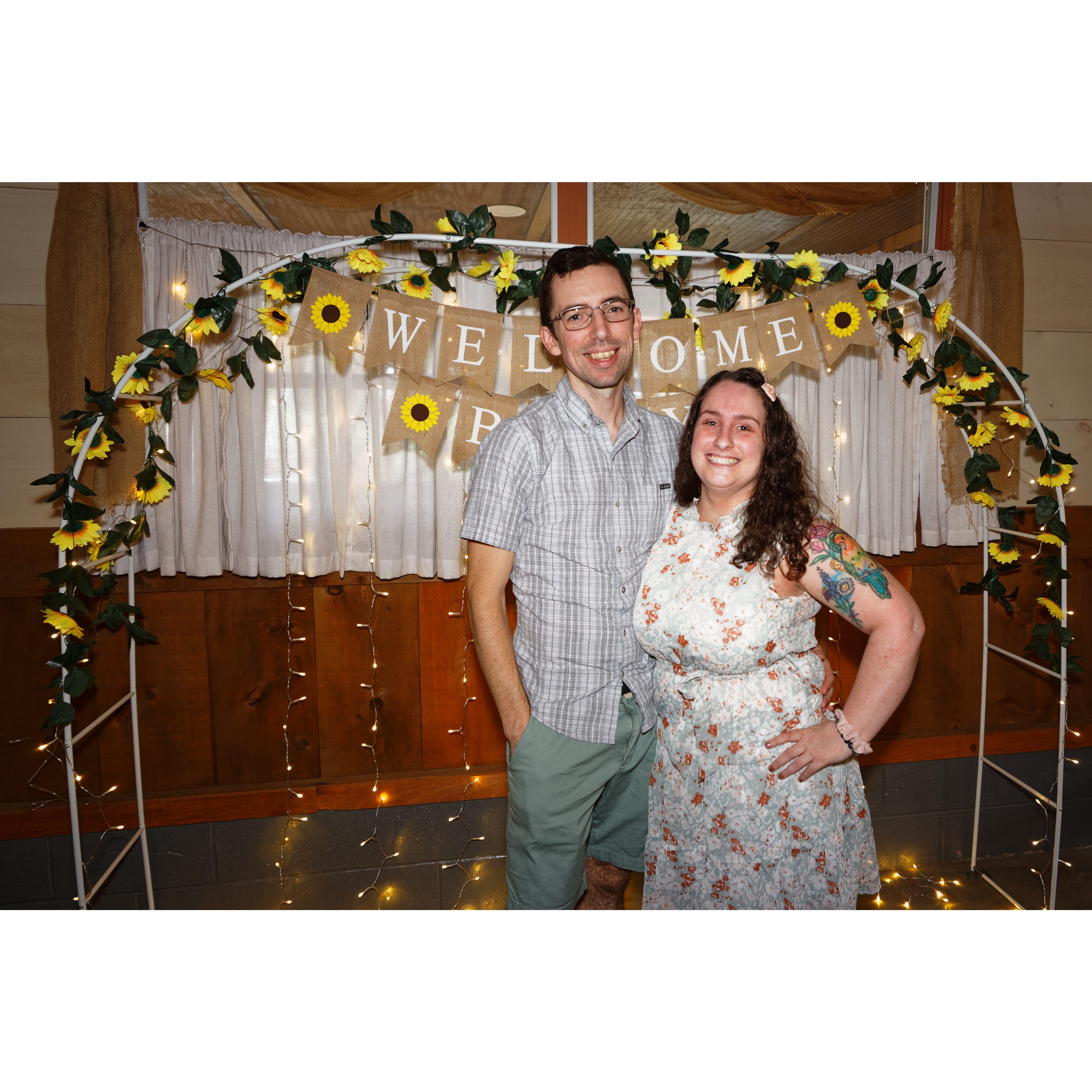 September 2022 - Uncle Forrest & Auntie Liv at Teresa's Baby Shower