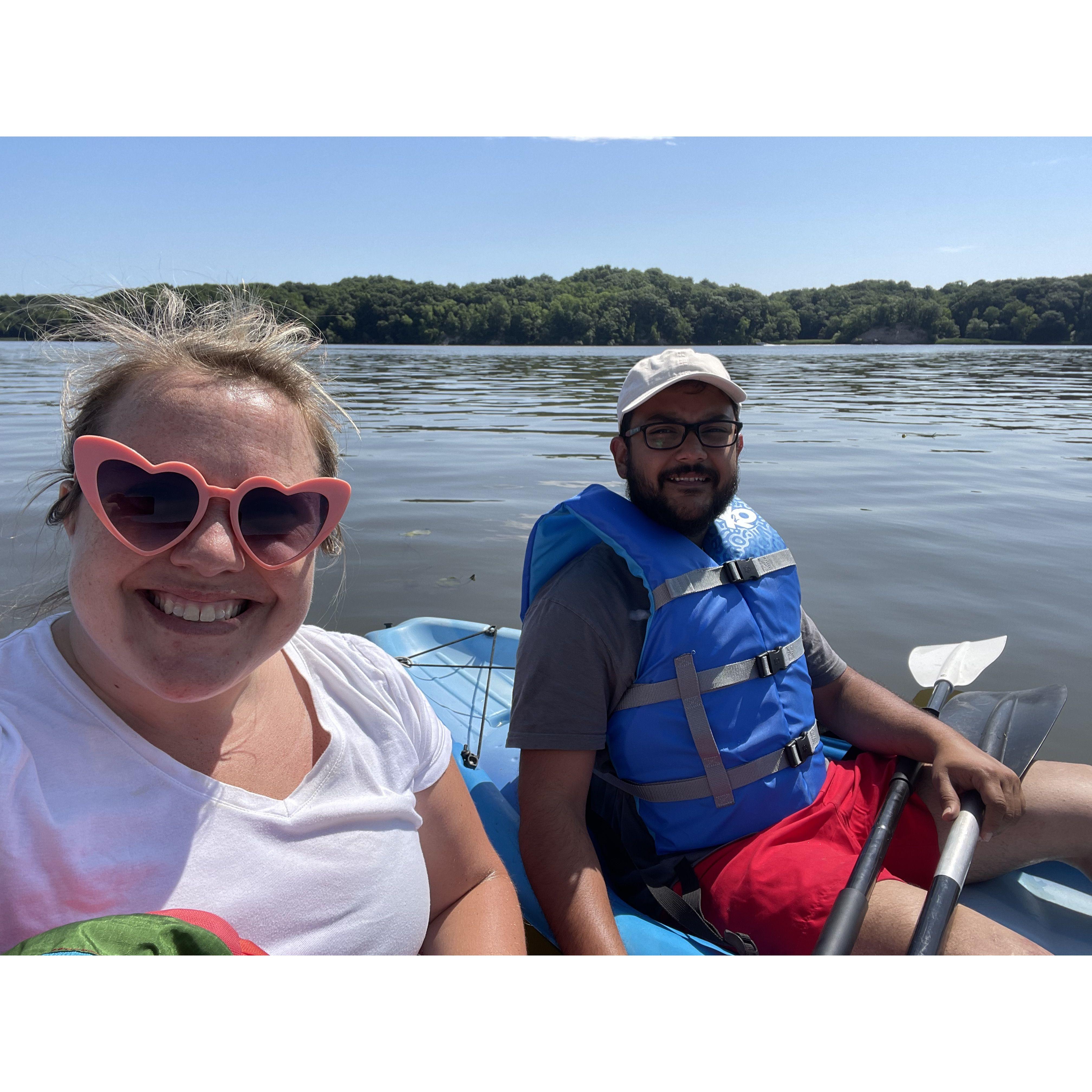 Kayaking in Irondequoit