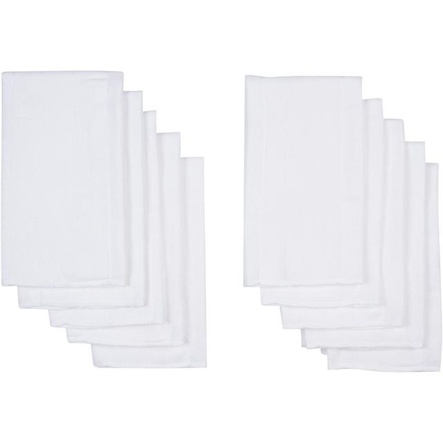 Gerber Birdseye 3-Ply Prefold Cloth Diapers, White, 10 Count (Burp Cloth)