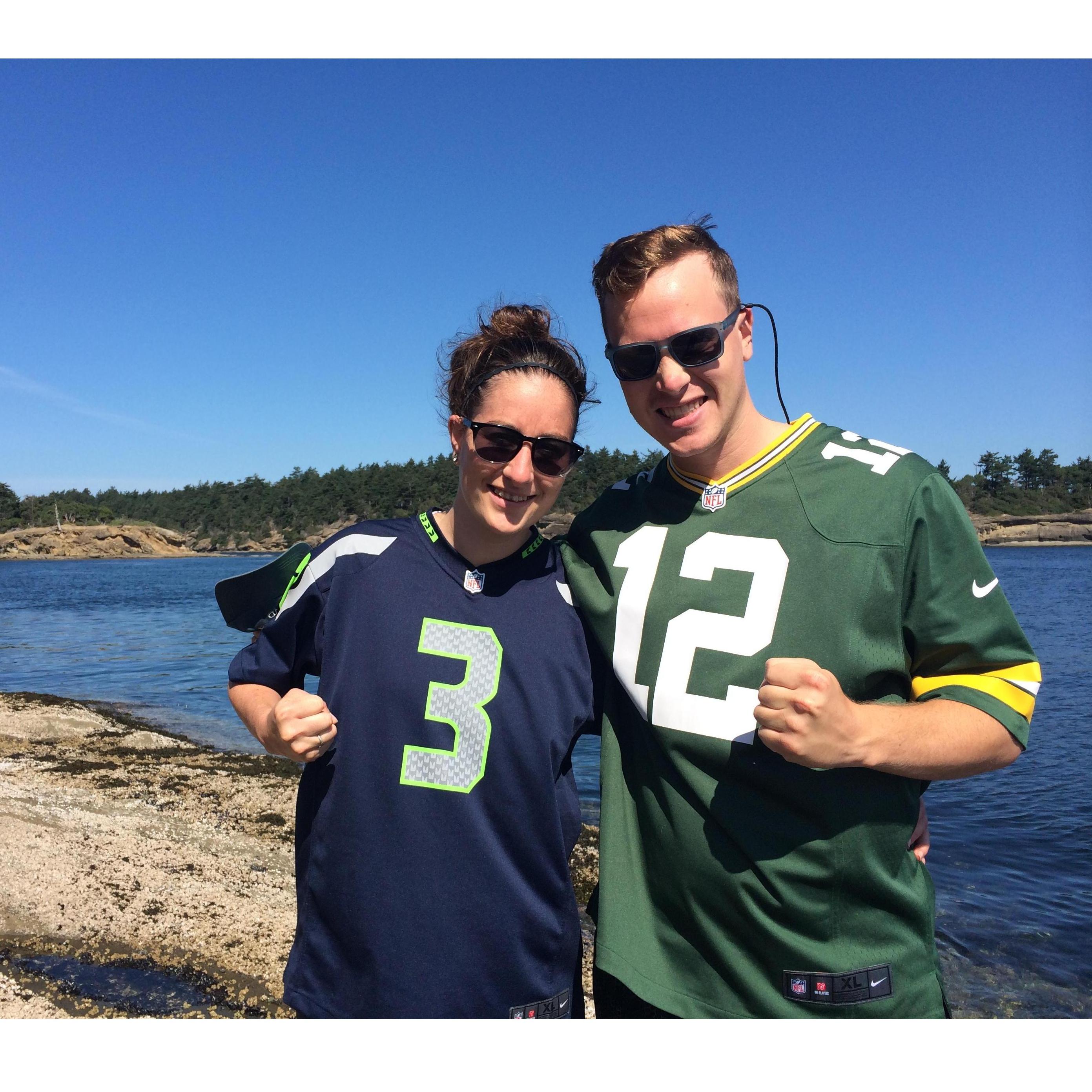 San Juan Islands trip...a bit of NFL rivalry!