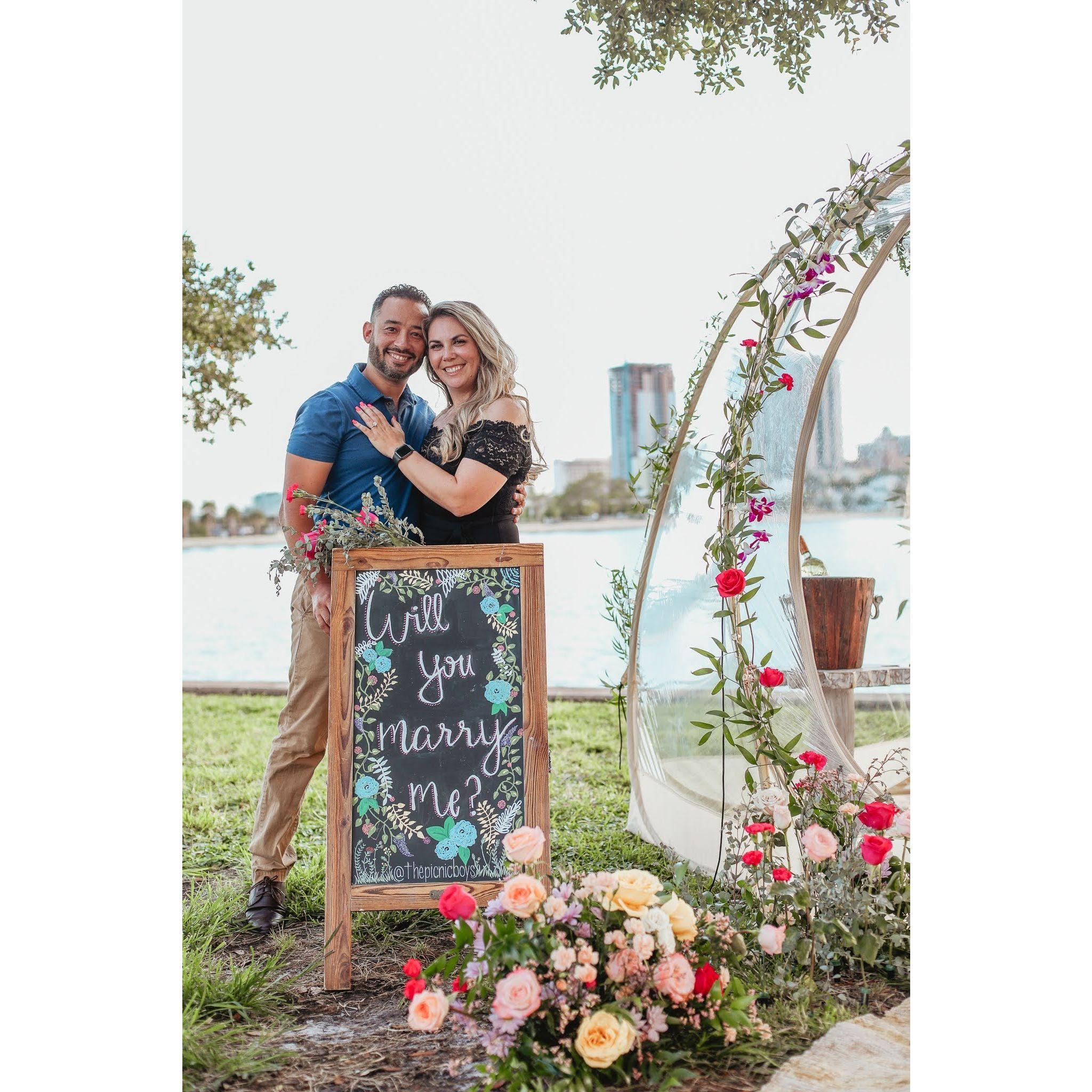 The perfect proposal.