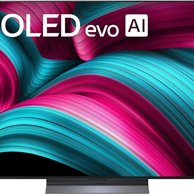 LG 65-Inch Class OLED evo AI 4K C5 Series Smart TV w/Dolby Atmos, Dolby Vision, HDR10, AI Super Upscaling 4K, Filmmaker Mode, Wow Orchestra, Alexa Built-in (OLED65C5PUA, 2025)