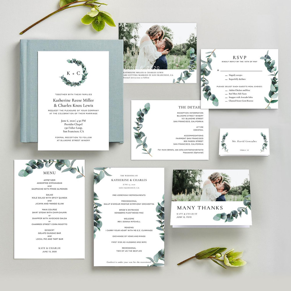 Galata | White | Zola Wedding Enclosure Cards