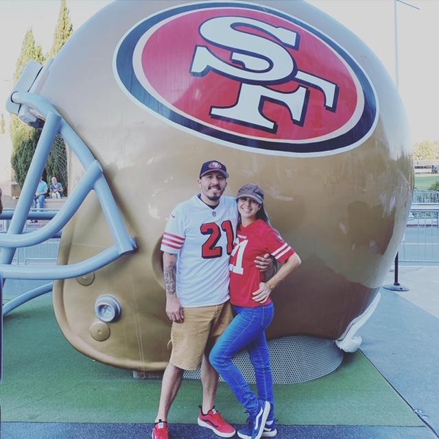 Our first Niner game together