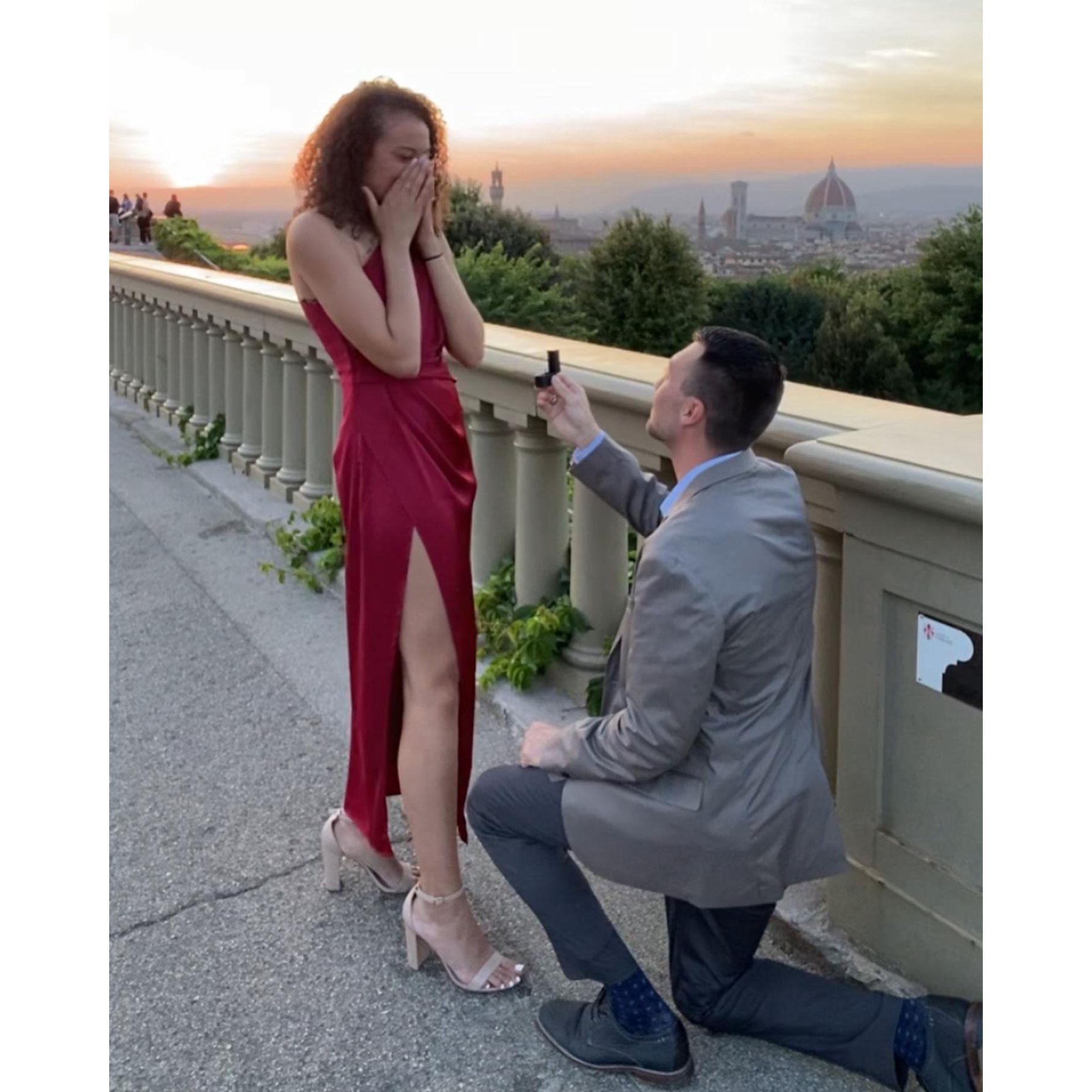 The Proposal | 
May 17, 2022 |

Piazzale Michelangelo | 
Florence, Italy