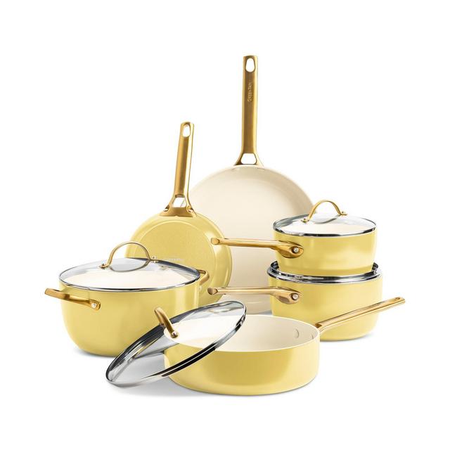 GreenPan Padova Healthy Ceramic Nonstick Cookware Set, 10 Piece