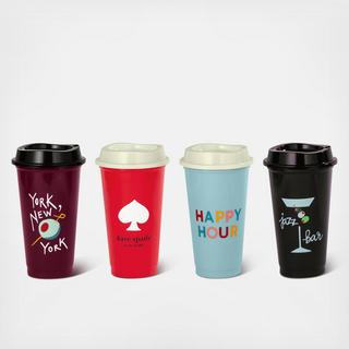 Travel Assorted Tumbler, Set of 4