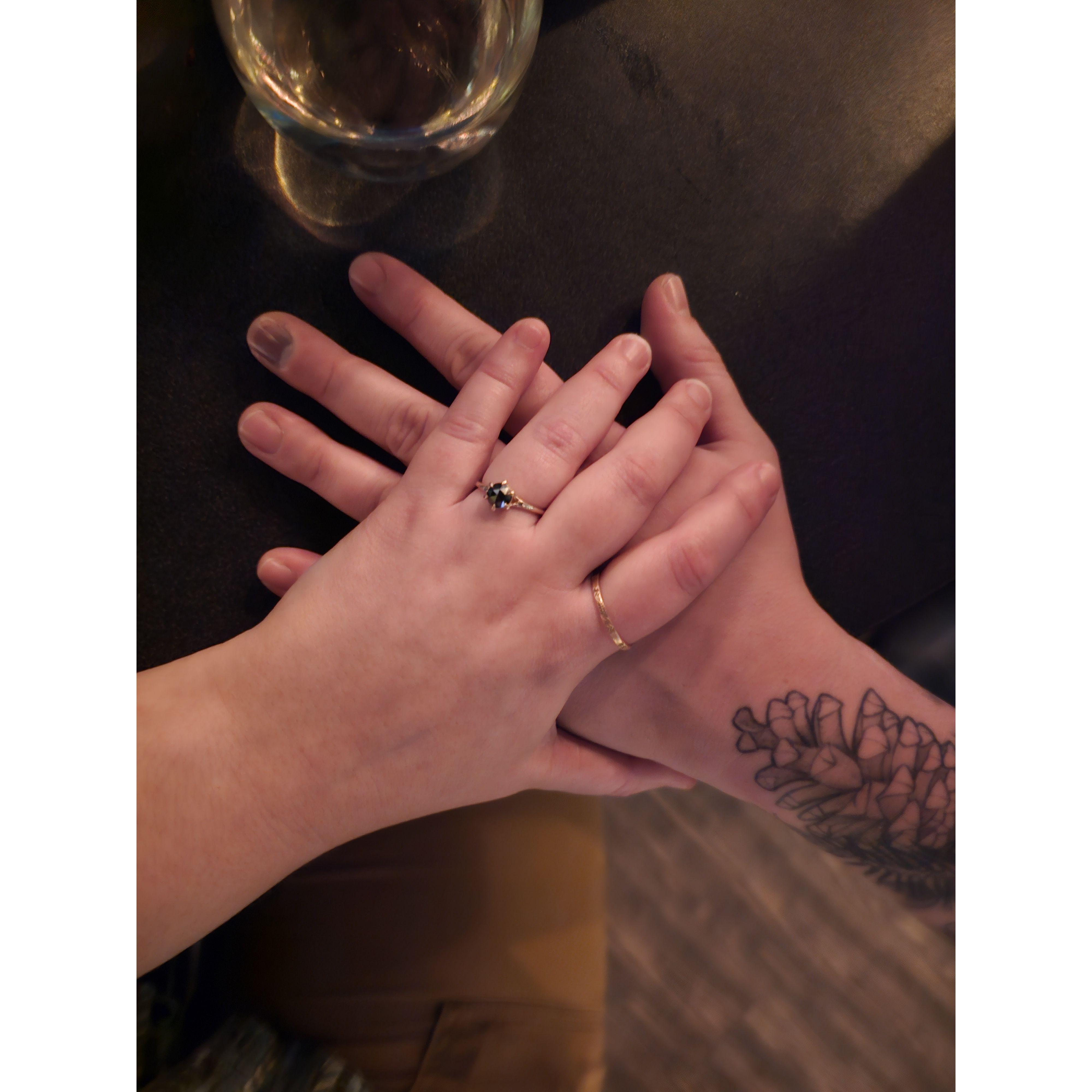 After Kian proposed to Lauren, March 27, 2025