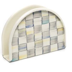 Sterling Check Napkin Holder