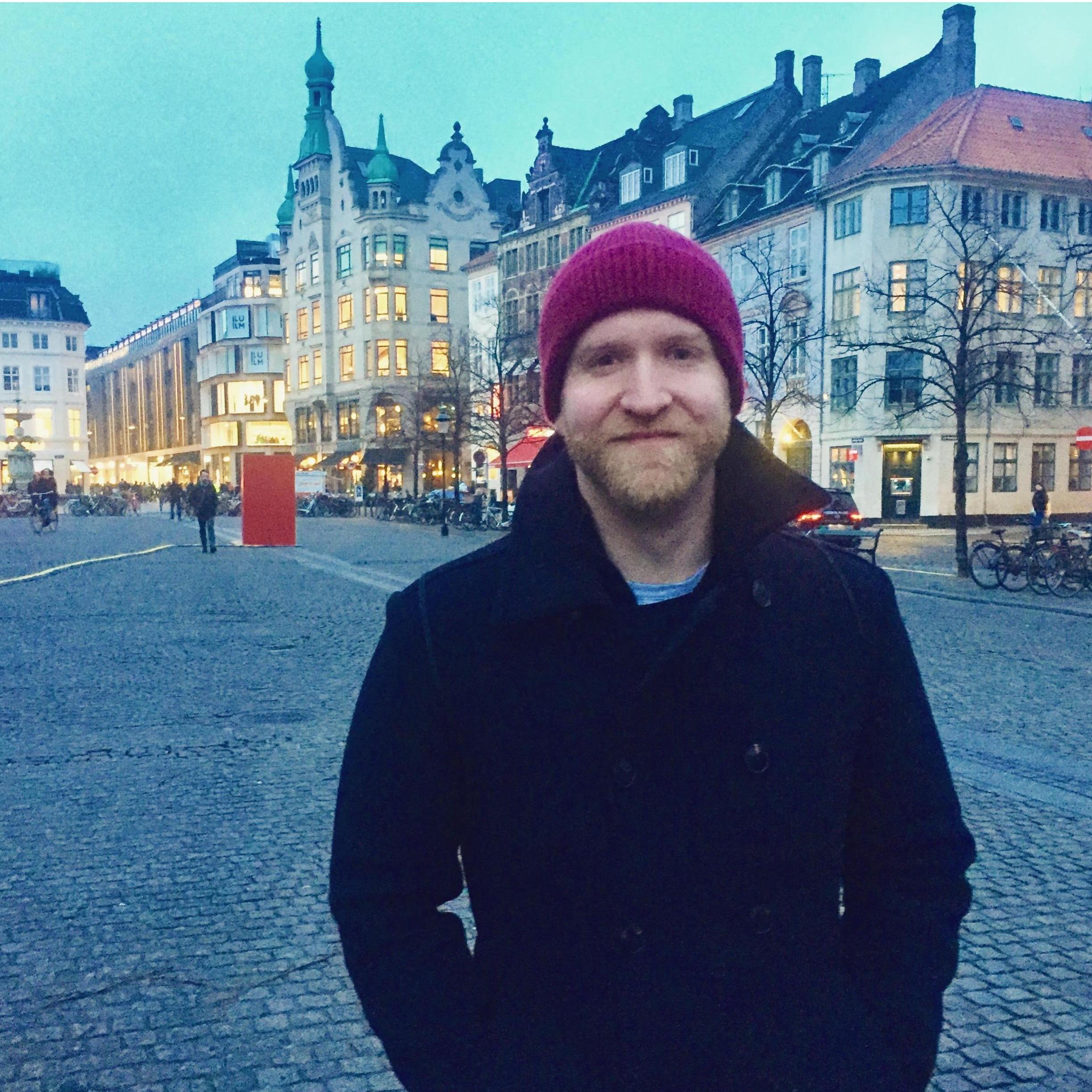 Celebrating Valentines Day in Copenhagen.