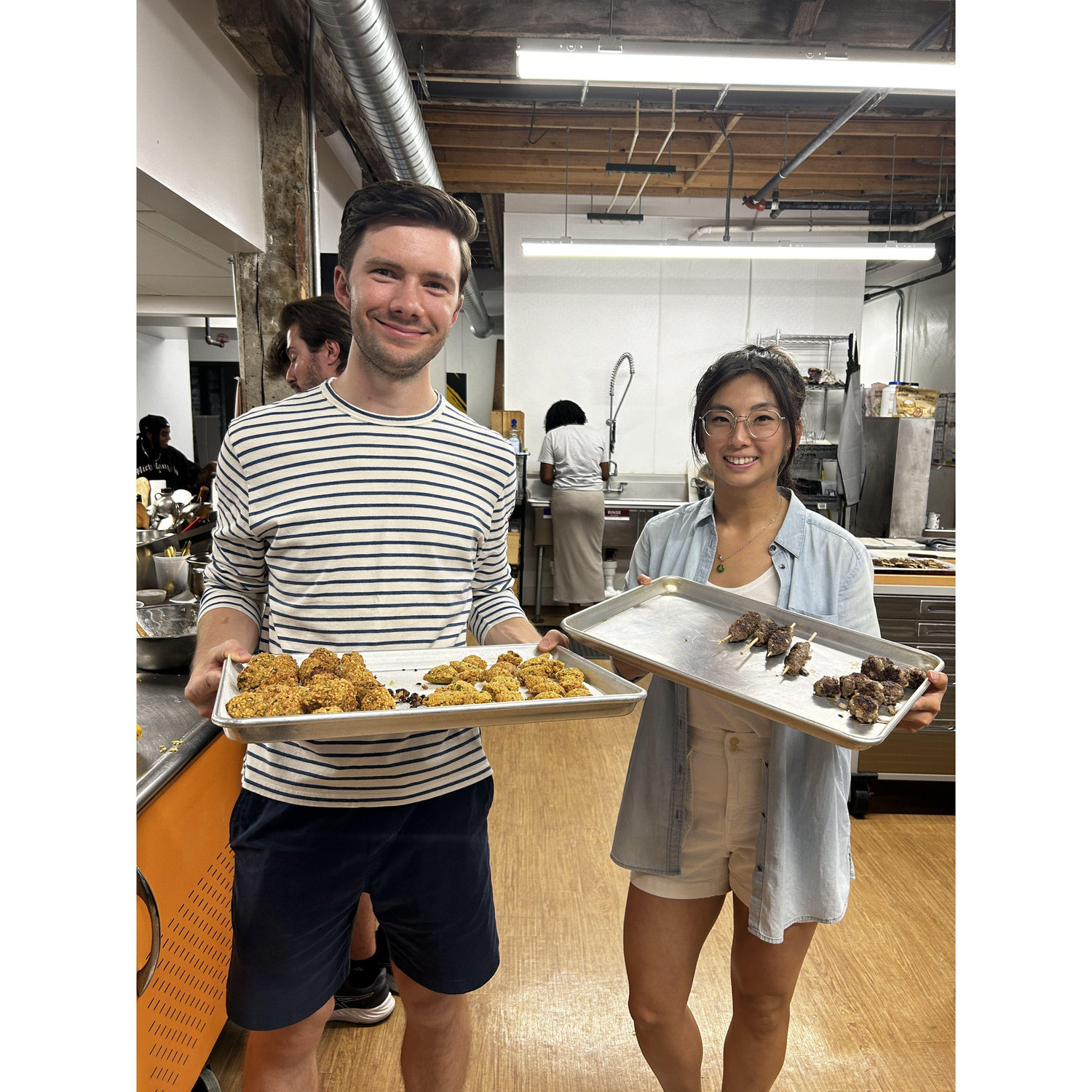 Our first cooking class