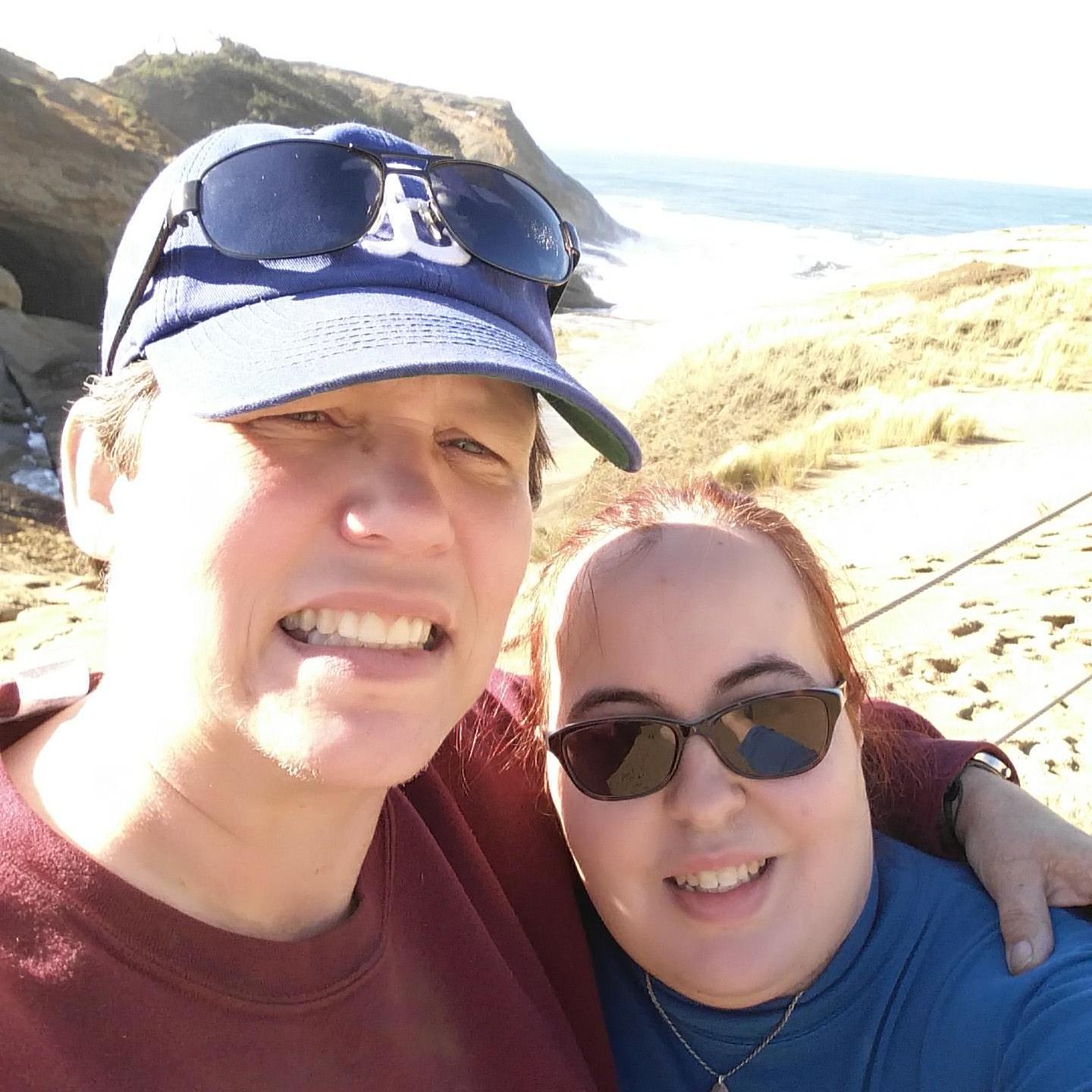 The first time Lauren saw the Pacific Ocean! Nov 1 2015