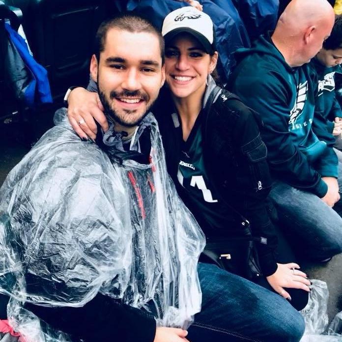 2017 - Cheering on our Birds at my FIRST Eagles game!