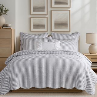 Martha Stripe 3-Piece Quilt Set