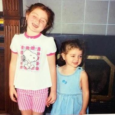 Back when Annie was taller than me