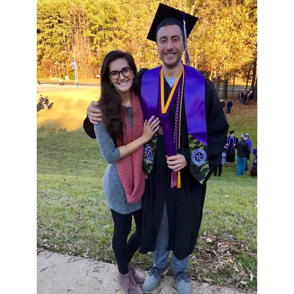 Dec 2018
Chad graduated from SFASU with his degree in International Business Management.
