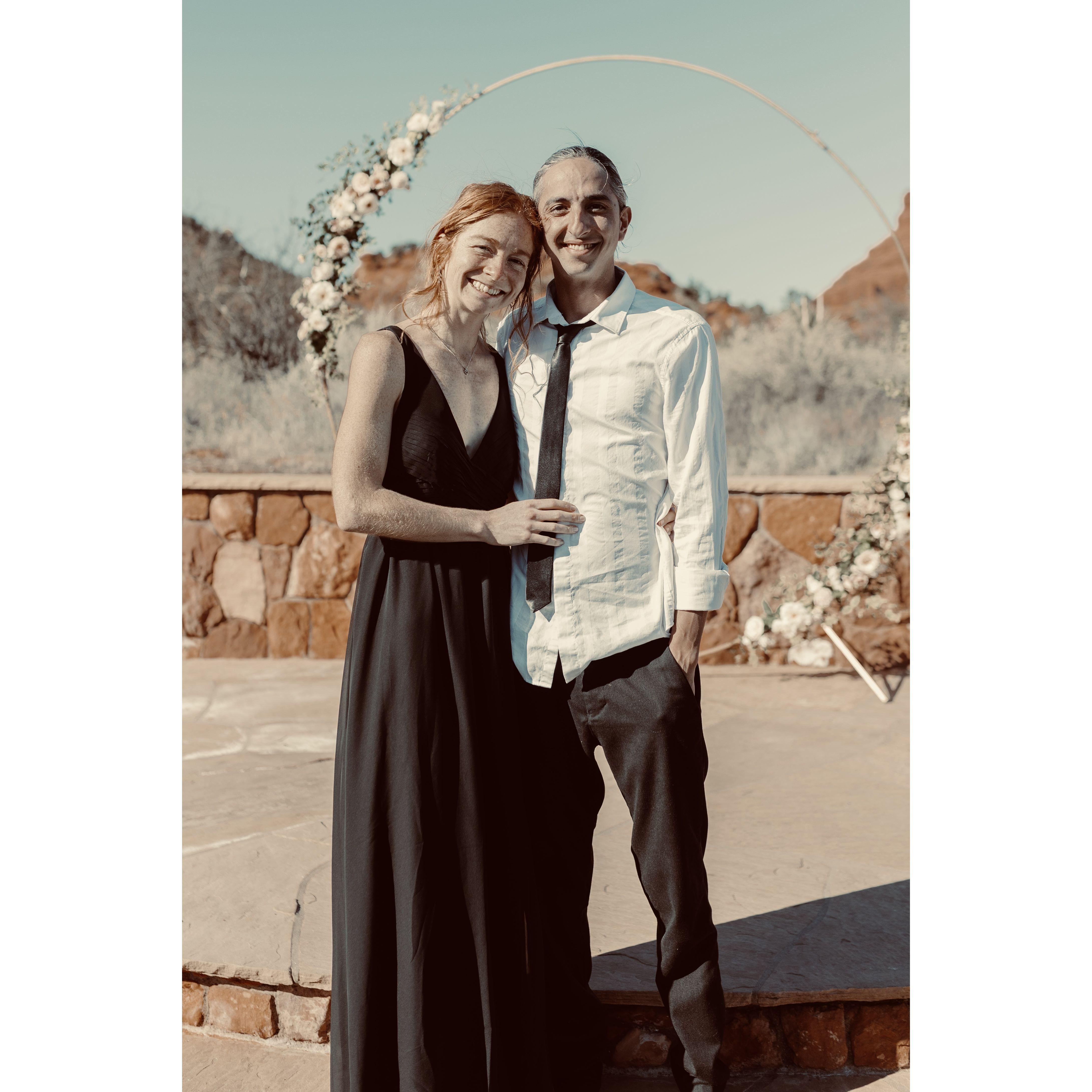 Celebrating Sav and Adam in Sedona