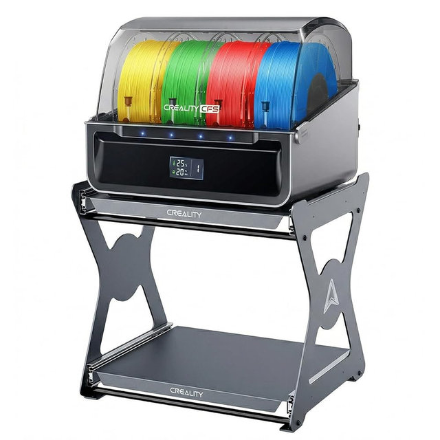 Creality CFS Workstand + CFS Multi-Color Filament System Bundle: Vertical Storage for 16-Color Printing Setup