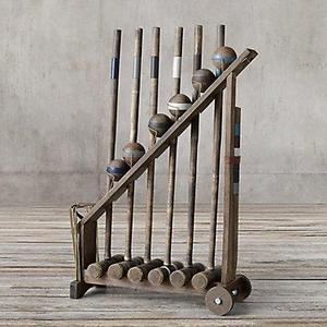 Vintage Croquet Set