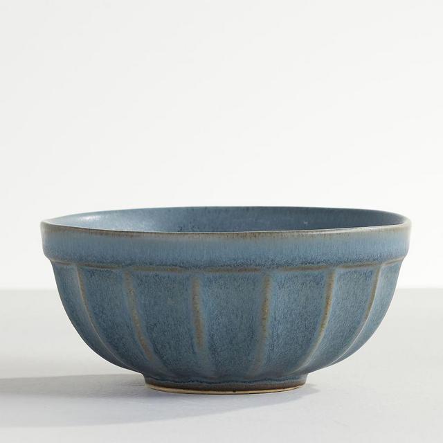 Mendocino Stoneware Individual Bowls, Set of 4 - Indigo Blue