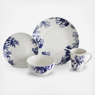 Botanical 16-Piece Dinnerware Set, Service for 4