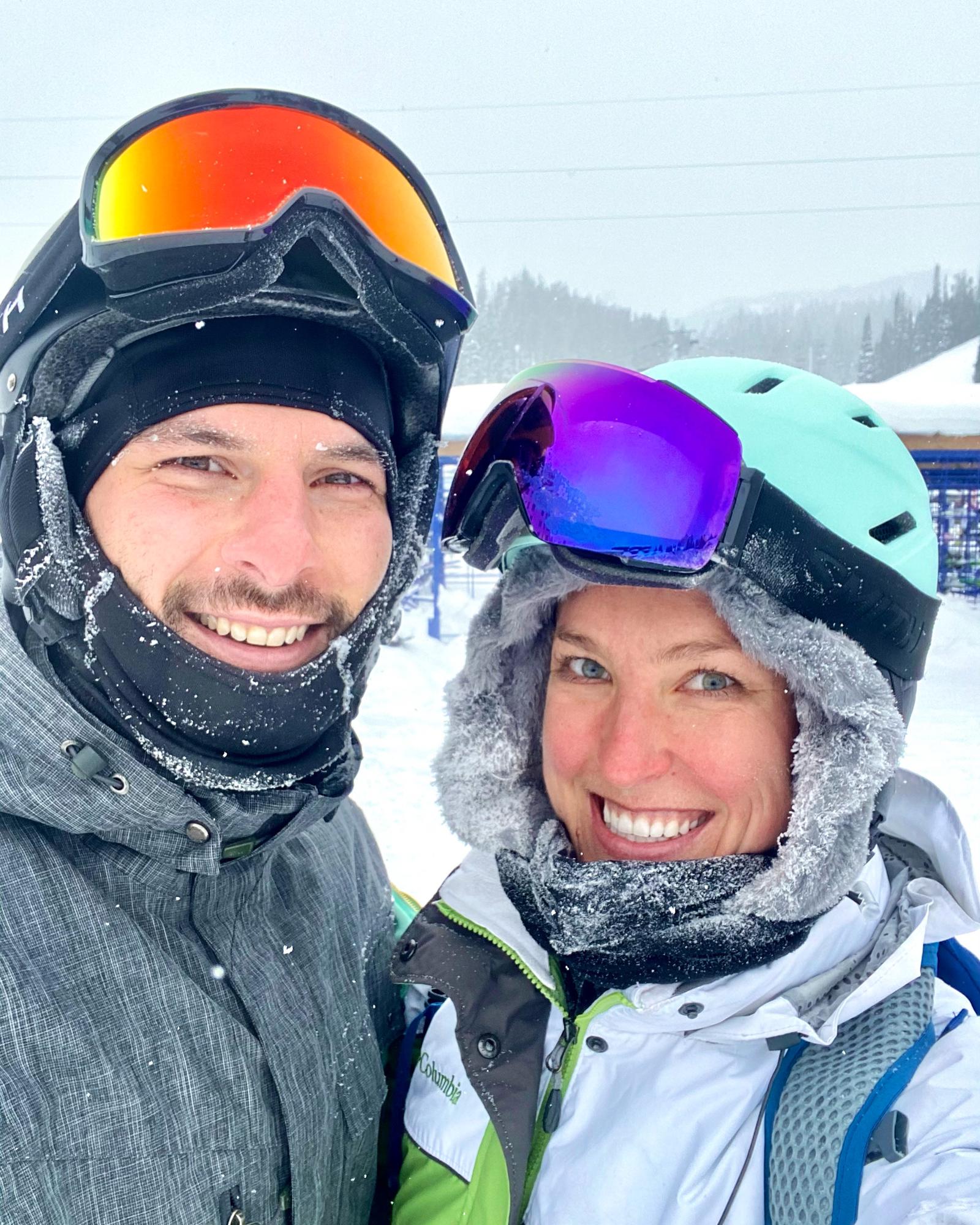Temps down to -26° and the warmest was -6°
The fact that Stef survived this weather AND has a smile on just proves her love and dedication to her fiancé