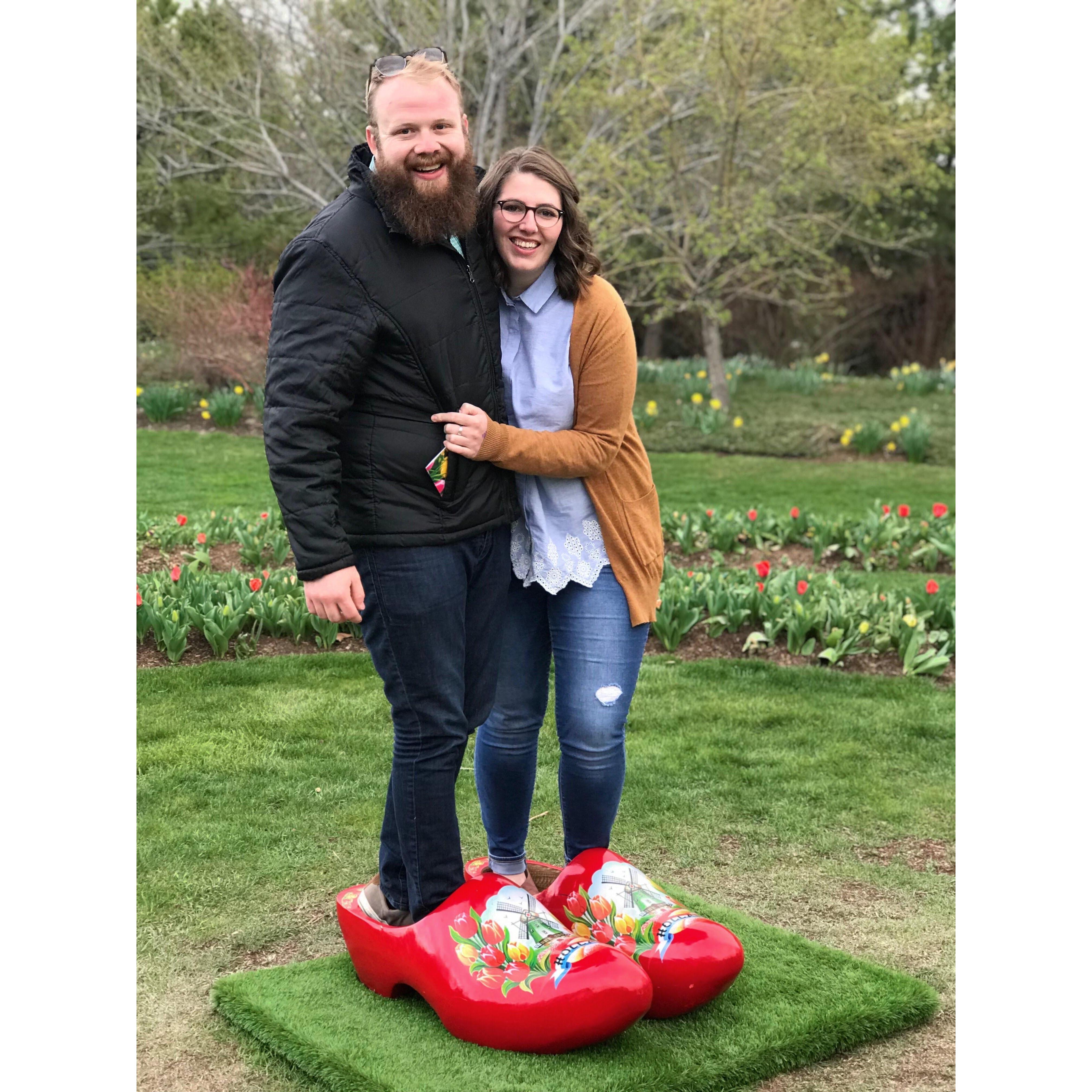 Tulip festival in Lehi, Utah. We both share a love of tulips. Reed also lives in the Netherlands and Belgium for two years.