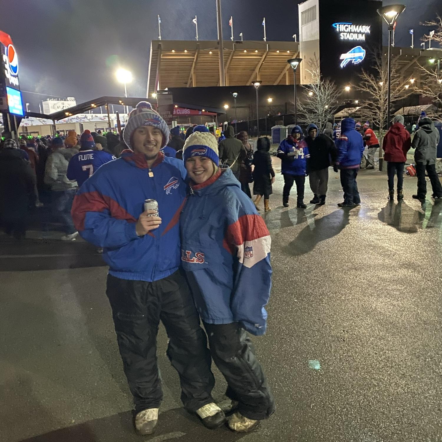 Dylan’s first Bills game!