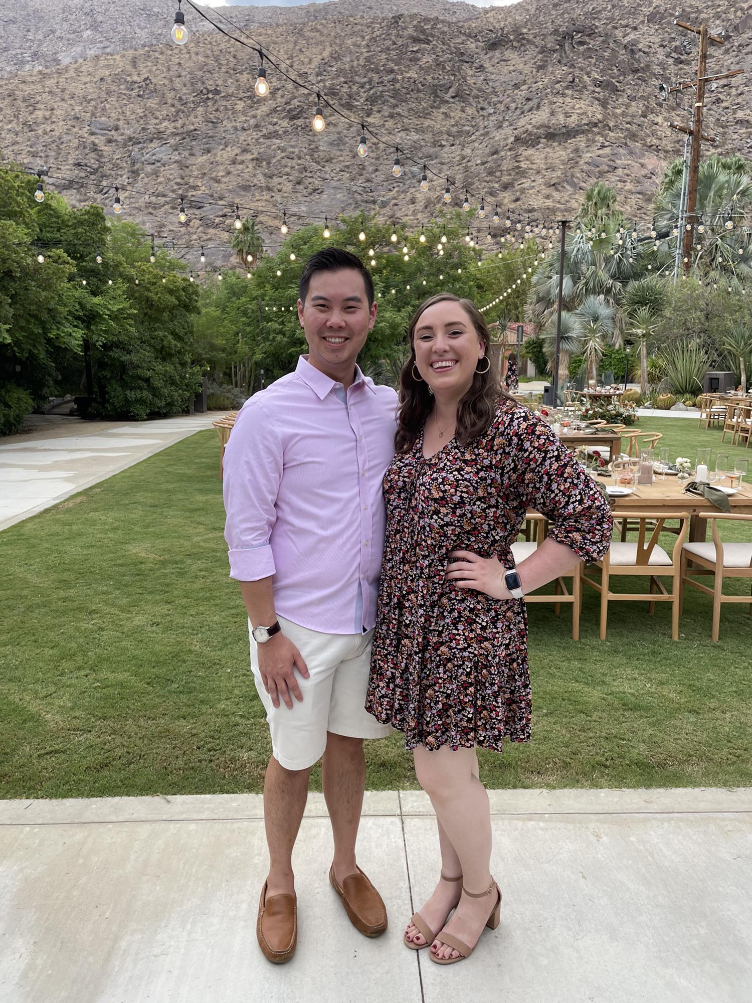 Attending Chris and Erin's wedding in September 2021
